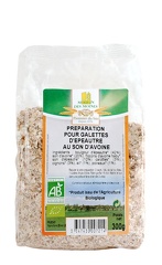 preparation galettes epeautre son avoine