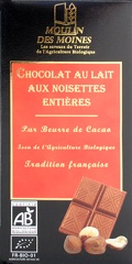 chocolat lait noisettes ent